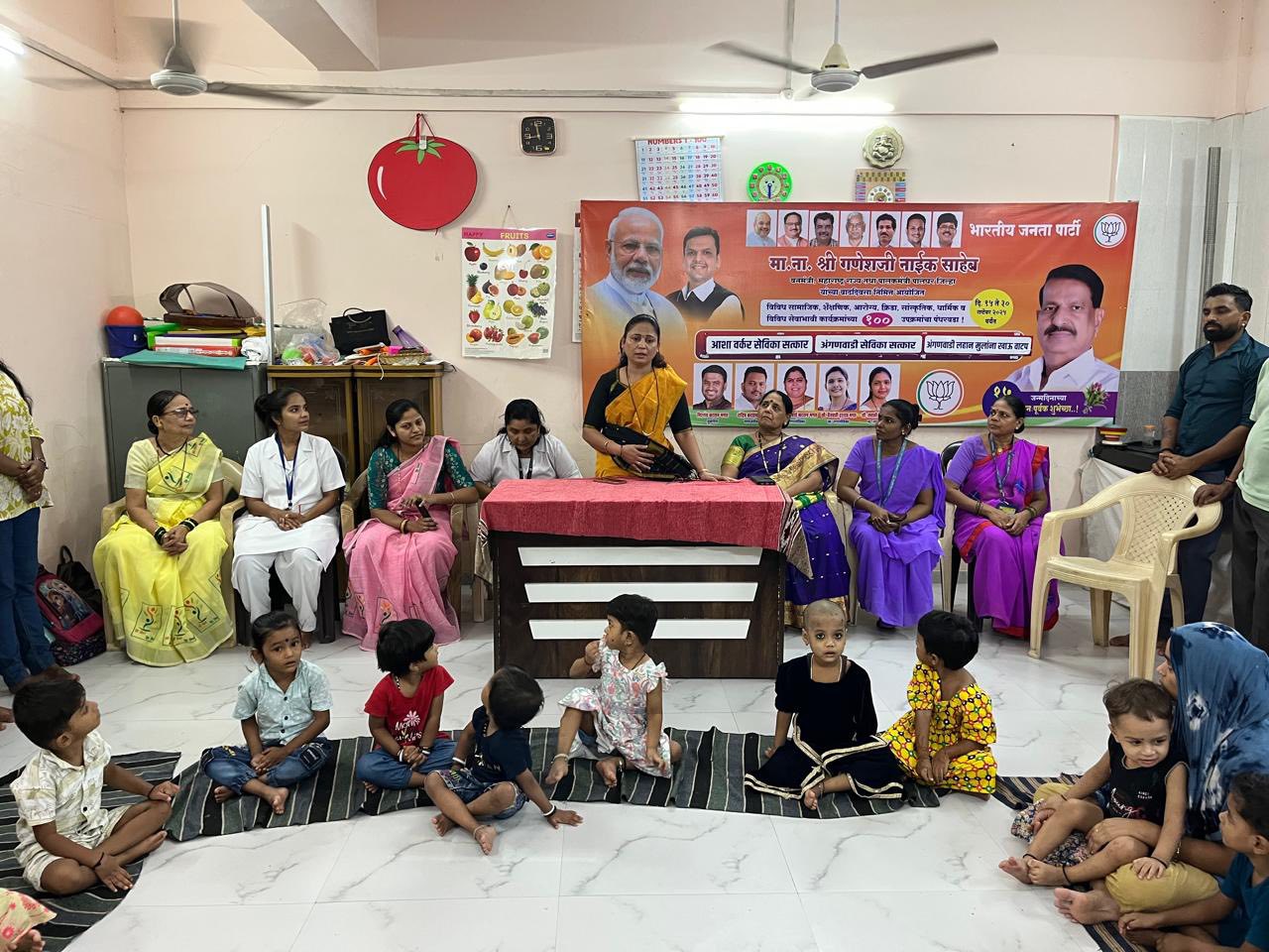 अंगणवाडी सेविका सत्कार,आशावर्कर सेविका सत्कार,अंगणवाडीमधील लहान मुलांना खाऊवाटप